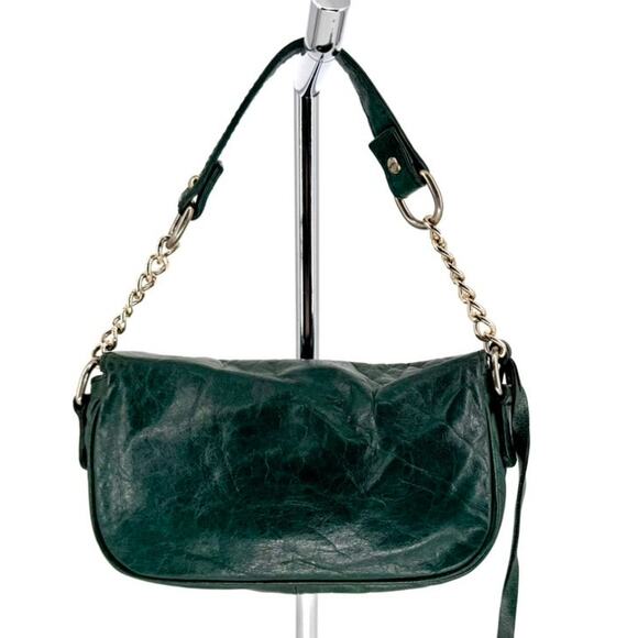 Laura Di Maggio Milano Leather Green Handbag - Picture 2 of 10